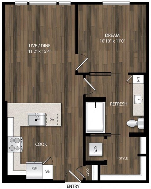 Portland Astoria Apartments in Portland, Oregon A9.1 Floor Plan